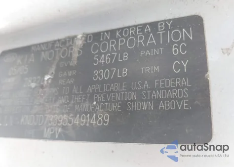 2005 Kia Sorento Ex/Lx from USA, damaged, VIN KNDJD733955491489